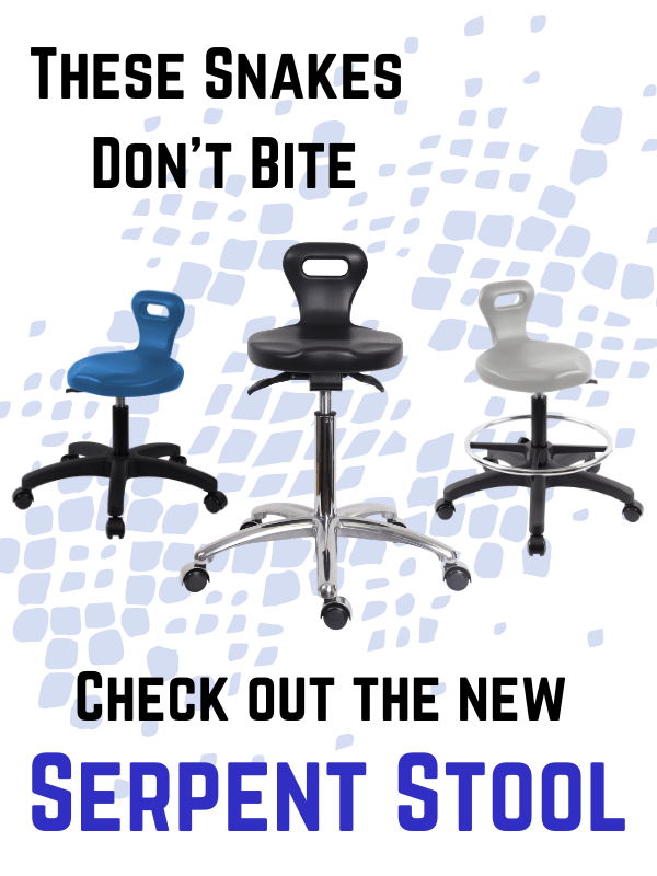 Image showing Serpent Stools in blue, black, and gray